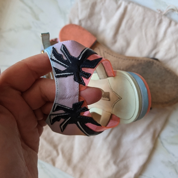 Sophia Webster Malibu Palm Sandals 38.5 - Picture 3 of 3